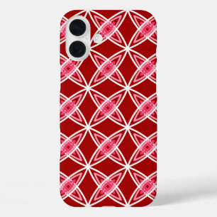 Moderne Atomdrucke Mitte des Jahrhunderts - Dunkel iPhone 16 Plus Hülle