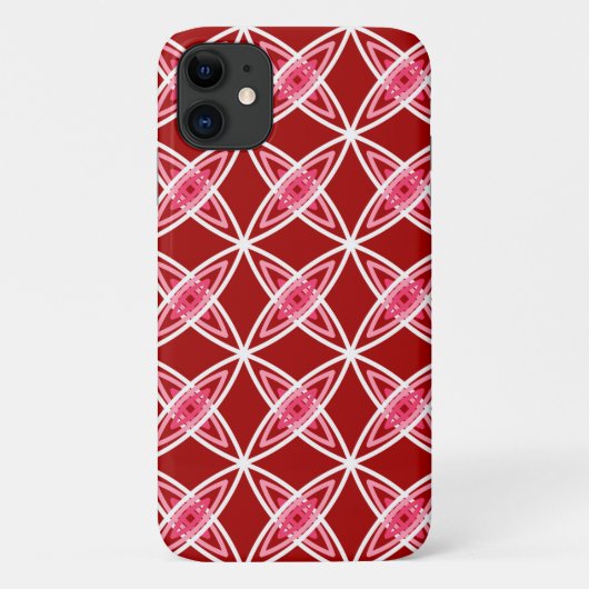 Moderne Atomdrucke Mitte des Jahrhunderts - Dunkel Case-Mate iPhone Hülle (Rückseite)