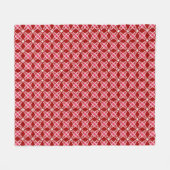 Moderne Atomdrucke Mitte des Jahrhunderts - Dunkel Fleecedecke (Vorderseite (Horizontal))