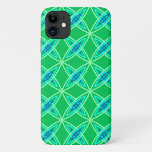 Moderne Atomdrucke Mitte des Jahrhunderts - Jade G Case-Mate iPhone Hülle (Rückseite)