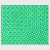 Moderne Atomdrucke Mitte des Jahrhunderts - Jade G Geschenkpapier (Flach)