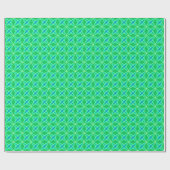 Moderne Atomdrucke Mitte des Jahrhunderts - Jade G Geschenkpapier (Flach)