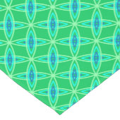 Moderne Atomdrucke Mitte des Jahrhunderts - Jade G Kurzer Tischläufer (Ecke)