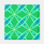 Moderne Atomdrucke Mitte des Jahrhunderts - Jade G Magnet (Vorne)