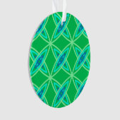 Moderne Atomdrucke Mitte des Jahrhunderts - Jade G Ornament (Vorderseite)