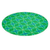 Moderne Atomdrucke Mitte des Jahrhunderts - Jade G Schneidebrett (Ecke)