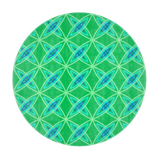 Moderne Atomdrucke Mitte des Jahrhunderts - Jade G Schneidebrett (Vorderseite)