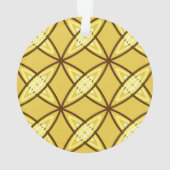 Moderne Atomdrucke Mitte des Jahrhunderts - Mustar Ornament (Rückseite)