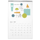 Moderne Atomkunst des Mittelalters Kalender (Mär 2027)
