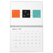 Moderne Atomkunst des Mittelalters Kalender (Feb 2027)