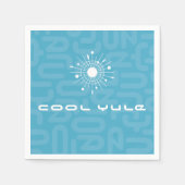 Moderne Atomsputnik-Snowflake-MOD Mitte des Jahrhu Serviette (Vorderseite)