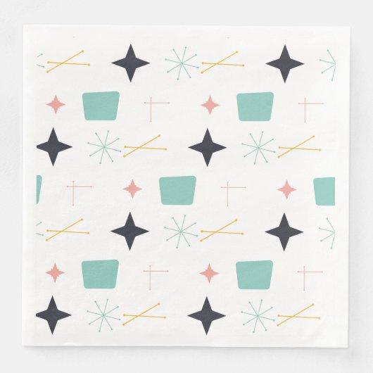 Moderne Atomstars des Mittelalters Serviette (Vorderseite)