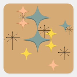 Moderne Atomwaffen des Mittelalters - kundenspezif Quadratischer Aufkleber