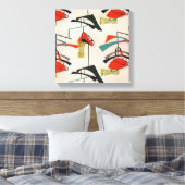 Moderne Atomwerkstoffe aus der Mitte des Jahrhunde Leinwanddruck (Insitu (Schlafzimmer))