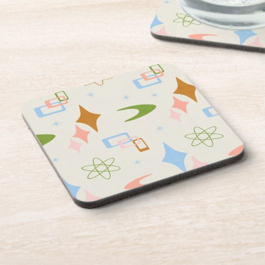 Moderne Atomzeit Mitte des Jahrhunderts, Limon, Ca Getränkeuntersetzer (Linke Seite)