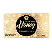 Moderne attraktive glitzernde goldene Biene Drehbu (Vorne)