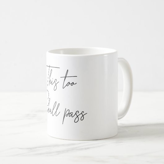 Moderne, auch das soll passieren kaffeetasse (VorderseiteRechts)