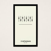 Moderne Audio Business Card (Vorderseite)