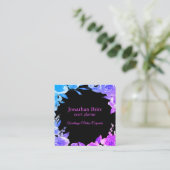 Moderne, auffällige Visitenkarte für den Blumenpla (Stehend Vorderseite)