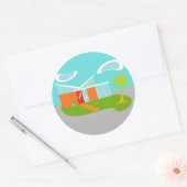 Moderne Aufkleber für Cartoon aus dem Mittelalter (Umschlag)