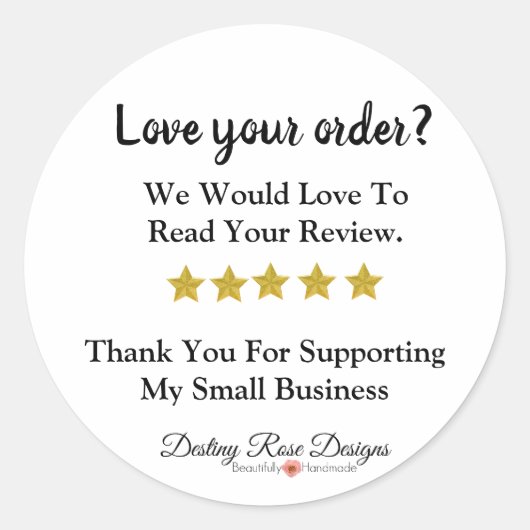 Moderne Aufkleber für Revisionspakete Verlassen (Vorderseite)