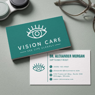 Moderne Augenarzt-Praxis für Optometristen und Aug Visitenkarte