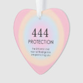 Moderne Aura Angel Numerologie 444 Ornament (Vorderseite)