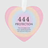 Moderne Aura Angel Numerologie 444 Ornament (Rückseite)