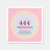 Moderne Aura Angel Numerologie 444 Serviette (Vorderseite)