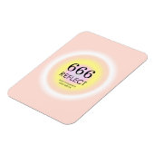 Moderne Aura Angel Numerologie 666 Bedeutung Magnet (Linke Seite)