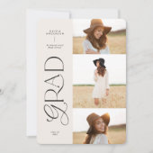 Moderne Aura pink farbige Typografie Multi-Foto (Vorderseite)