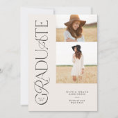 Moderne Aura pink farbige Typografie Multi-Foto (Vorderseite)