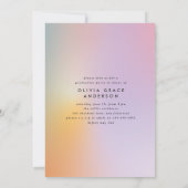 Moderne Aura pink farbige Typografie Multi-Foto (Rückseite)