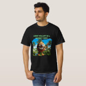 Moderne Ausblendung aus einem Kokospalmen T-Shirt (Vorne ganz)