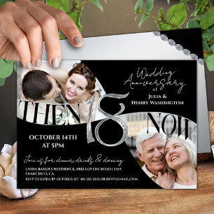 Moderne ausgeklügelte 18. Hochzeitstag-Feier Einladung