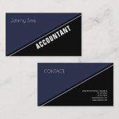 Moderne Auslese stehen heraus Diagonalspalte Visitenkarte (Vorne/Hinten)