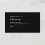 Moderne Auto-Händler-Geschäfts-Visitenkarte Visitenkarte (Rückseite)