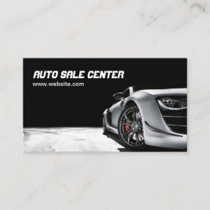 Moderne Auto Sale Car Deposit Business Card Visitenkarte