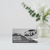 Moderne Autos | Auto Visitenkarte (Stehend Vorderseite)