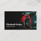 Moderne Autos sind im Studio. Visitenkarte (Vorderseite)