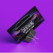 Moderne Autowasch & Auto im Detail Visitenkarte