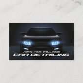 Moderne Autowasch & Auto im Detail Visitenkarte (Vorderseite)
