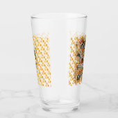 Moderne Autumn Pumpkin Blätter Glas (Rechts)