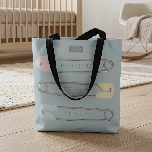 Moderne Baby Boy Blue Diaper Button Toag Tasche