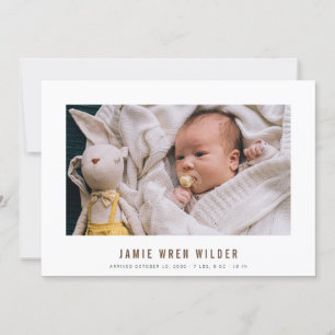 Moderne Baby Boy Foto Collage Geburtserklärung