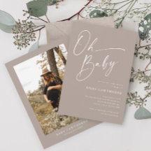 Moderne Baby-Dusche für neutrales Foto-Geschlecht