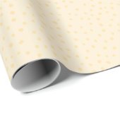 Moderne Baby Dusche Gold Polka Dots Geschenkpapier (Rolleneckpunkt)