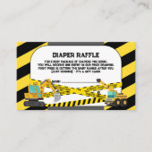 Moderne Baby-Dusche unter Bauarbeiten Begleitkarte (Vorderseite)