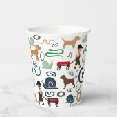 Moderne Baby-Duschpapiertassen Pappbecher (Links)