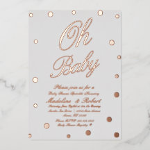 Moderne Baby Duwer Gold Dots gepresst